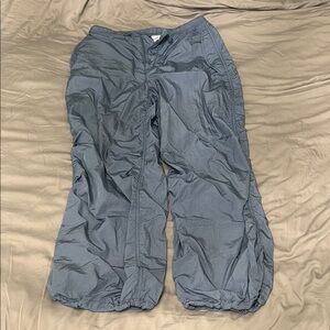Gray Windbreaker Pants